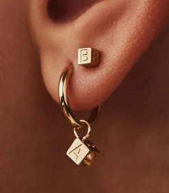 Isabel Bernard Le Carré Oorbellen goudkleurig IB360084-N gold Sale