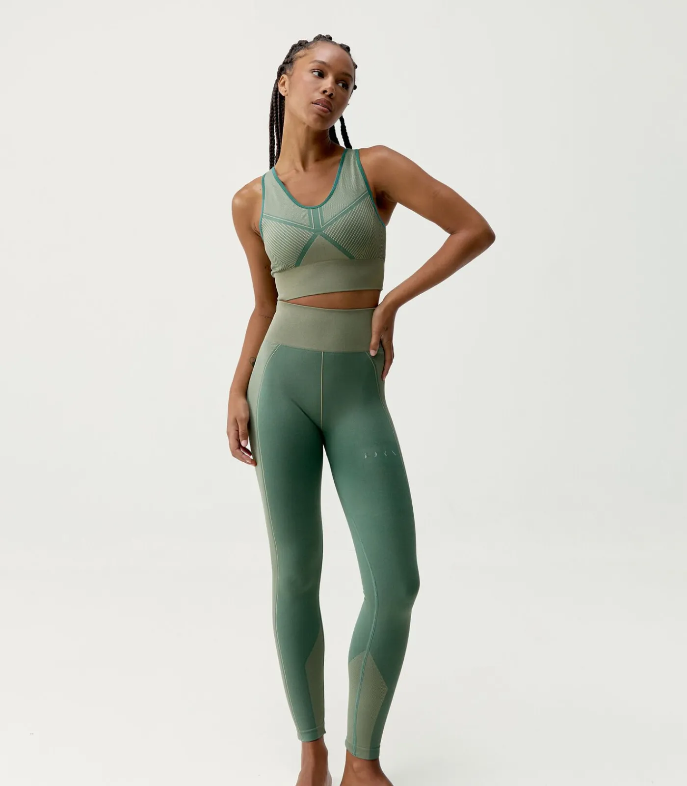 Born Living Yoga Legging Buddha darkGreen Discount