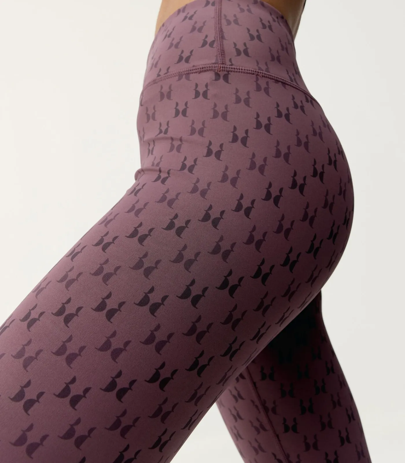 Born Living Yoga Leggings Monogram bordeaux Sale