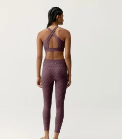 Born Living Yoga Leggings Monogram bordeaux Sale