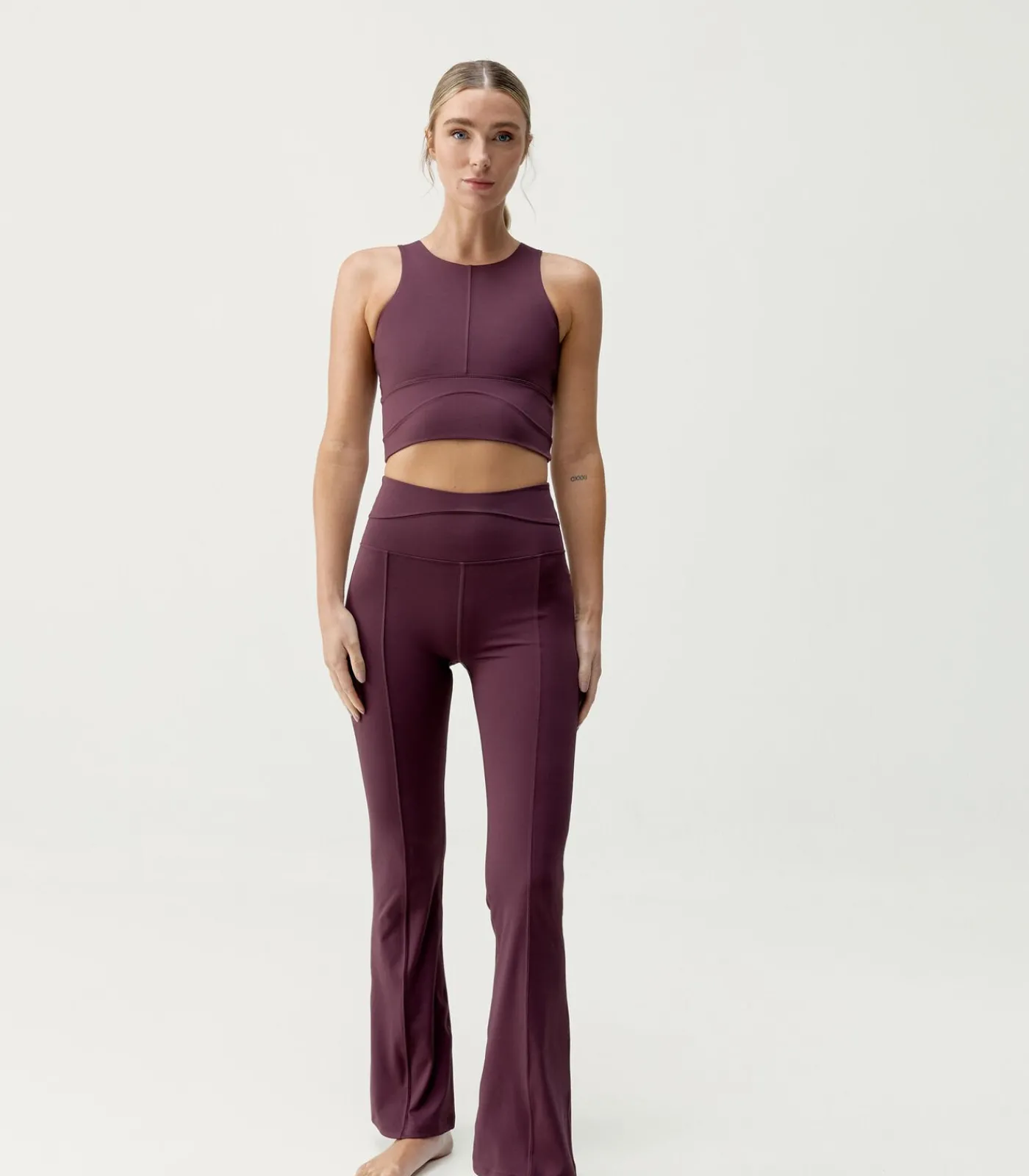 Born Living Yoga Leggings Saori bordeaux Discount