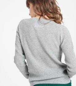 Studio Cashmere8 LILLY 23 Trui met ronde hals - 100% kasjmier lightGrey Online