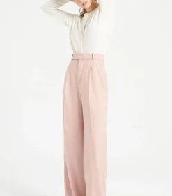 Studio Cashmere8 LILLY 4 Uitgestikt vest met ronde hals - 100% kasjmier offWhite Best