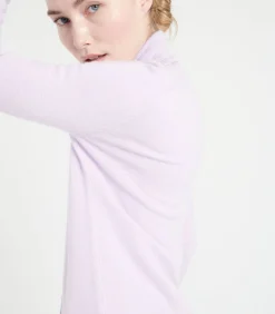 Studio Cashmere8 LILLY 7 V-hals vest - 100% kasjmier lilac Clearance