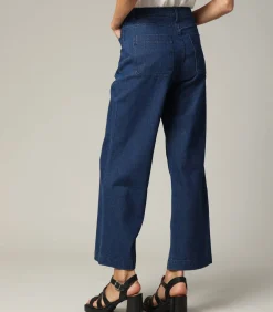Deeluxe LILOO - Denimjeans met wijde pijpen en ritssluiting blueJeans Sale