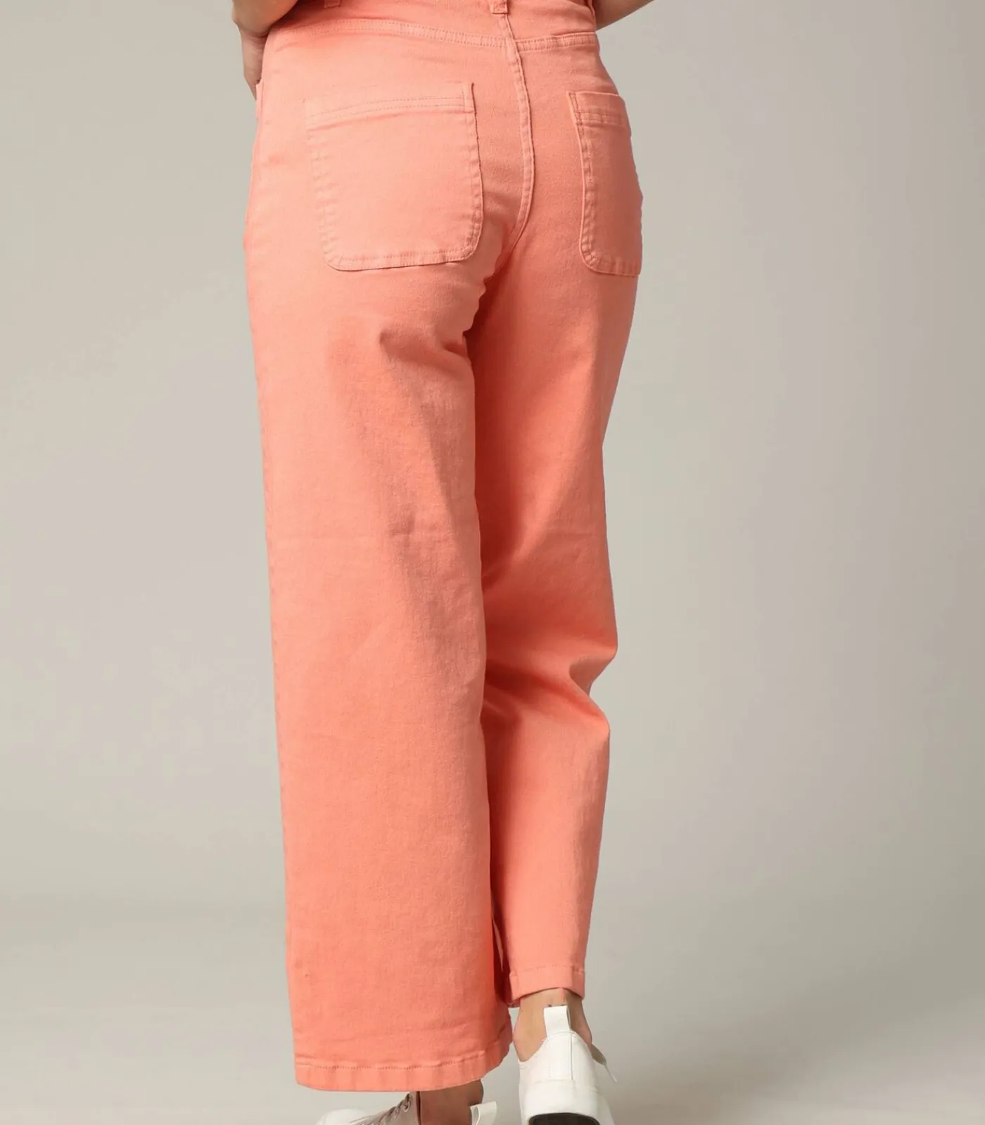 Deeluxe LILOO - Jeans met hoge taille en wijde pijpen van zwart denim pink