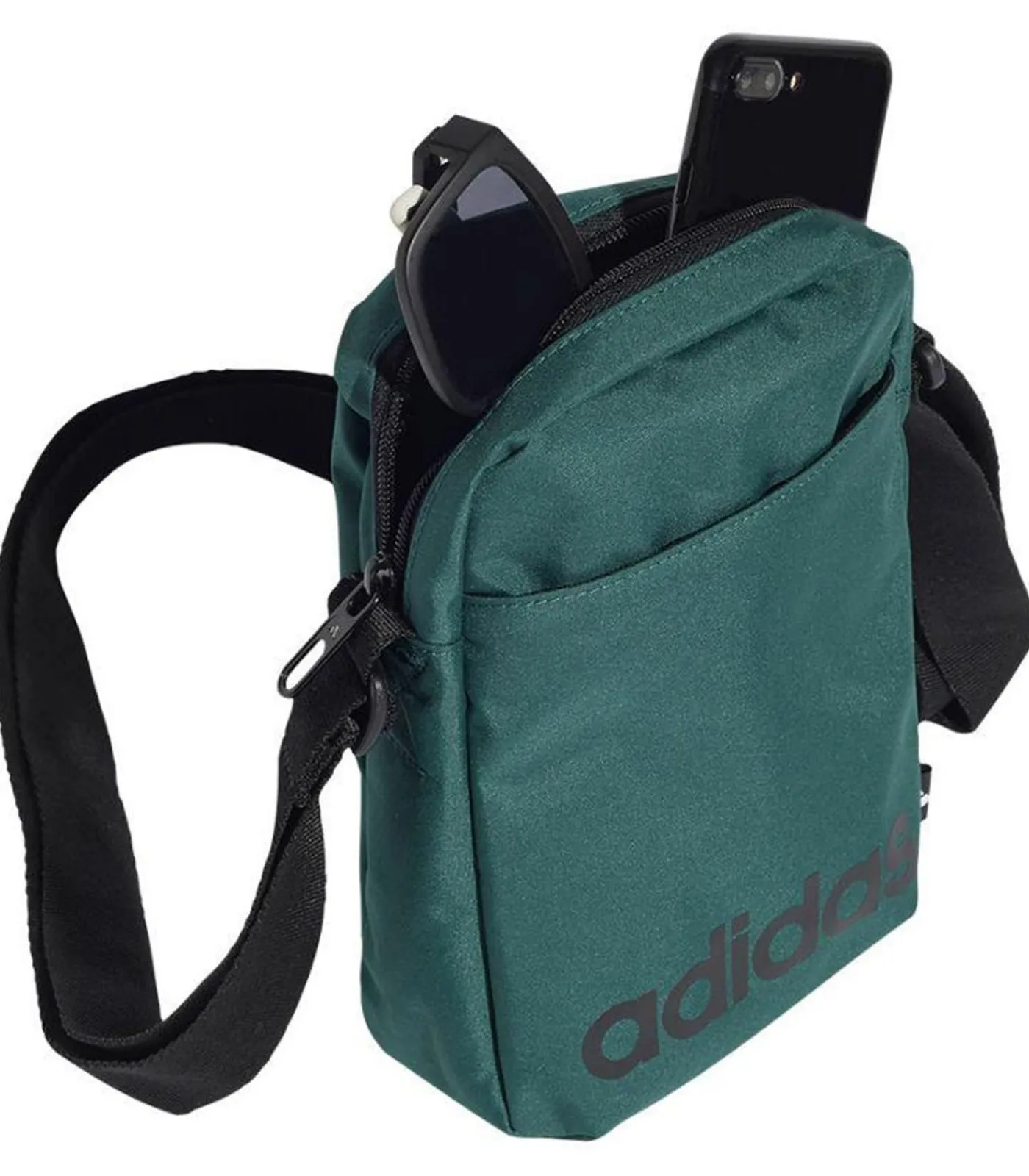 Adidas LINEAR - Crossbody Zak - Groen green Sale