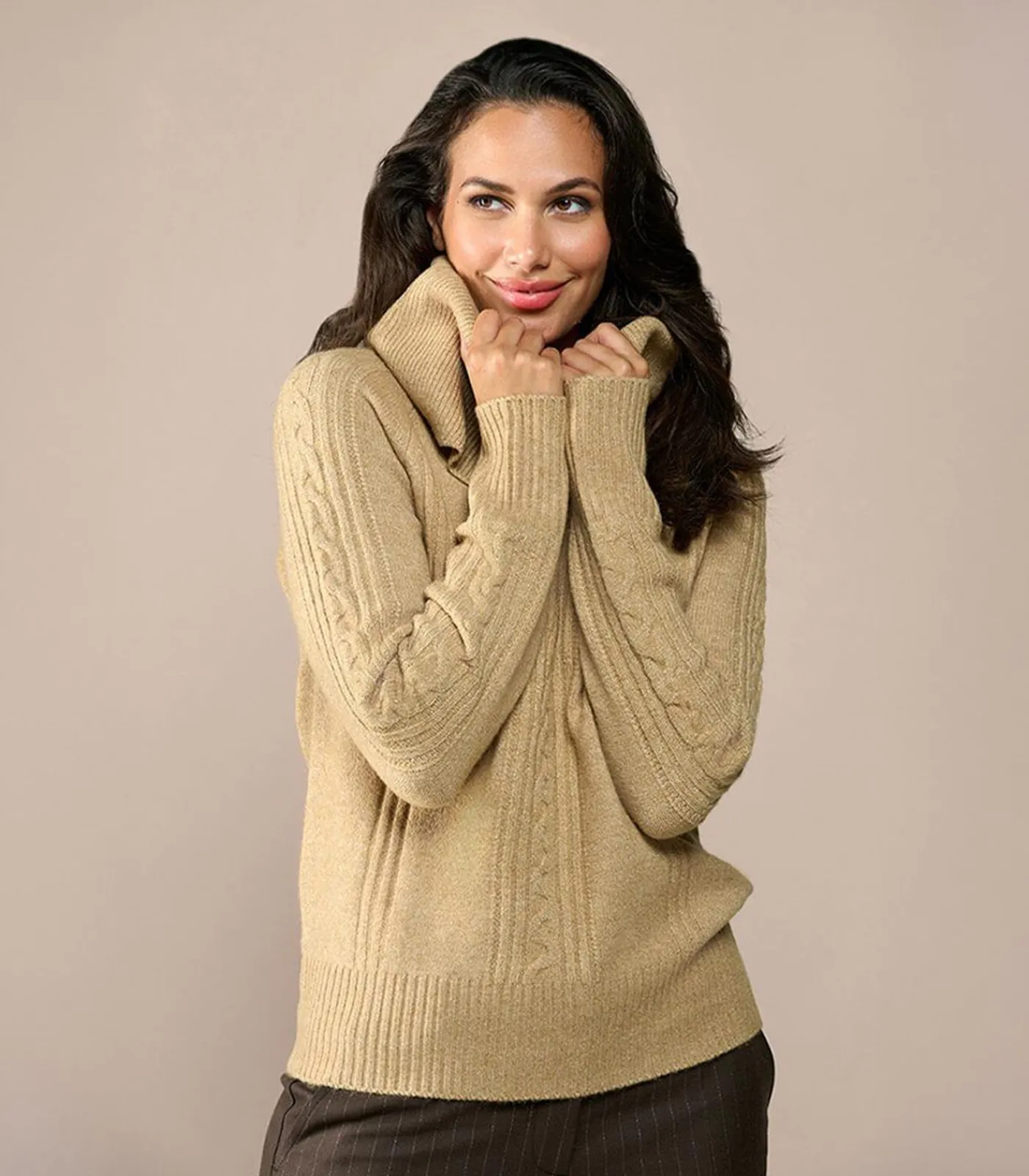 Mart Visser Liv Lurex Trui Zand / Goud beige/gold Outlet