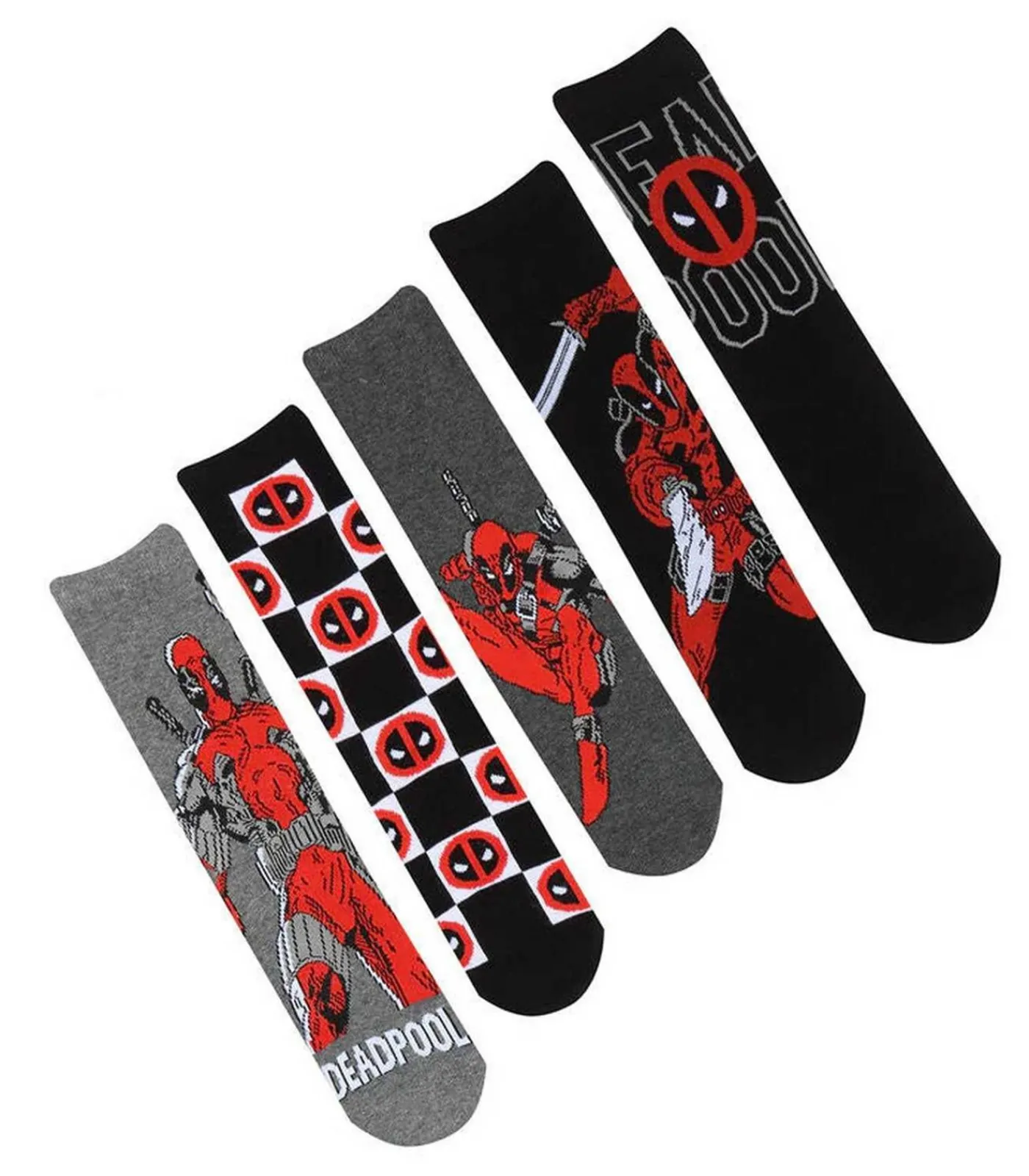 Deadpool LOGO - Sokken - Grijs gray Hot