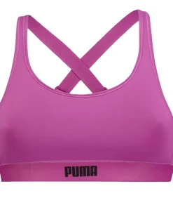PUMA LOGO - Sport Bh - violet Hot
