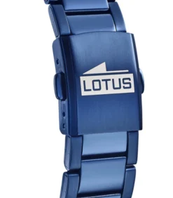 Lotus heren blauw chrono staal horloge armband blue Sale
