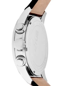 Lotus heren blauw chrono leer horloge armband blue Discount