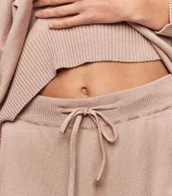 SELMARK Loungewear pyjama broek top ronde hals P108 MINIMAL pink Sale