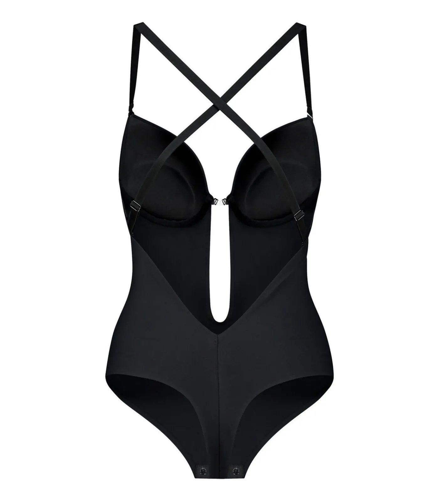 Bye Bra Low Back Sensuele Bodysuit | Zwart Xl black Hot