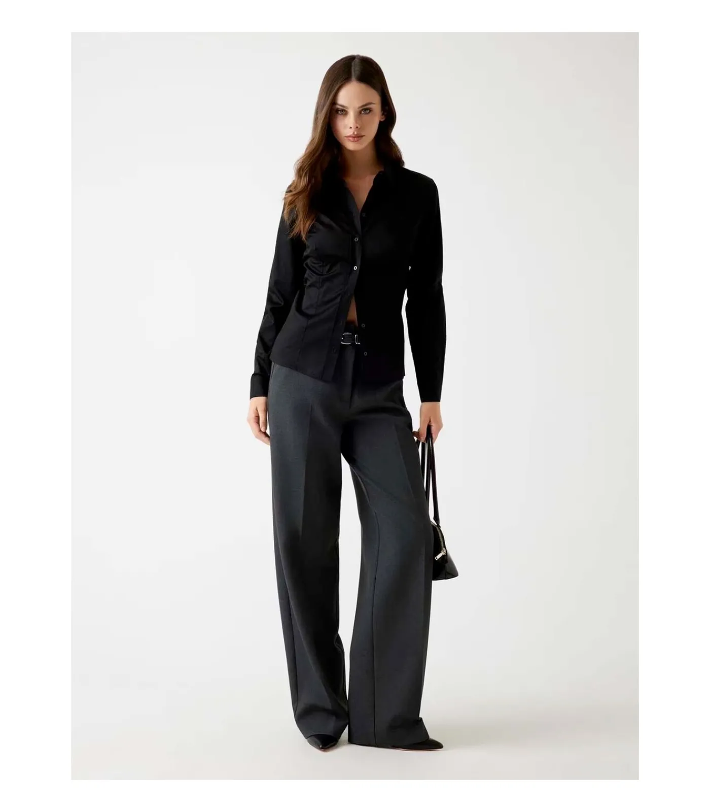GUESS Ls Cate Shirt black