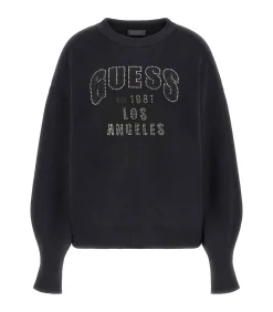 GUESS Ls Cn Leighton Logo Swtr black Online