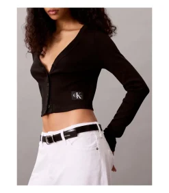 Calvin Klein Jeans Ls Woven Label 2X2 C black Online