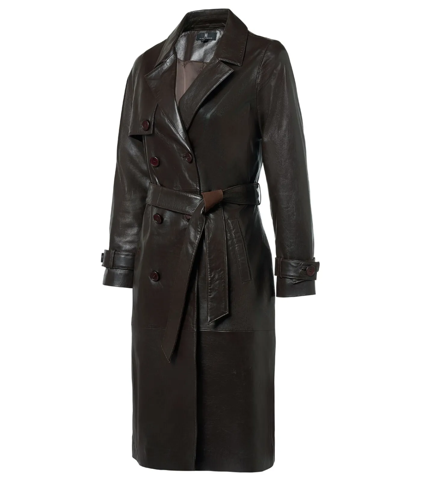 Mart Visser Lyana Leren Jas Donkerbruin darkBrown New
