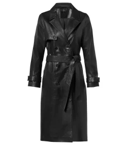 Mart Visser Lyana Leren Jas Zwart black Discount