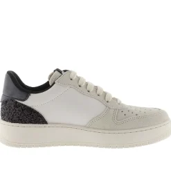 Victoria Madrid Serraje & Glitter white New