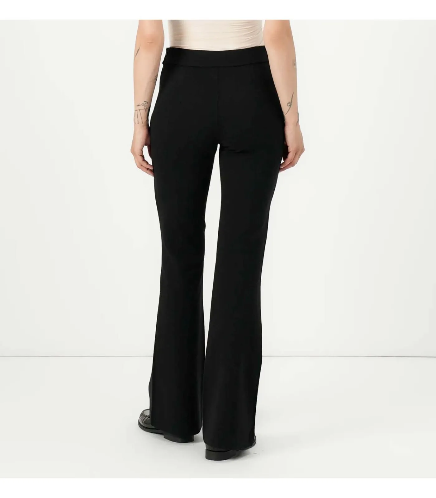 GUESS Maelice Buttons Flare Pant black Outlet