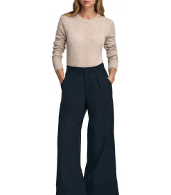 Polo Club Marineblauwe broek met loose fit en -details navyBlue Sale