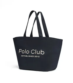 Polo Club Marineblauwe shopper bag Sloane met -opdruk Established 2012 navyBlue Discount