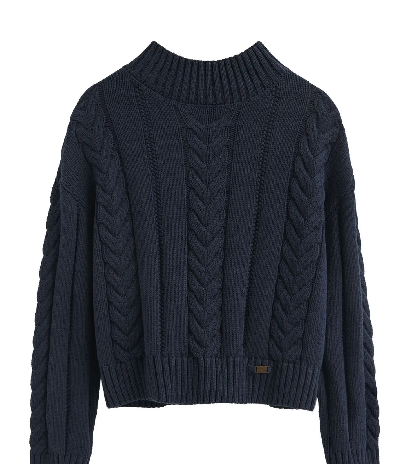 Polo Club Marineblauwe trui Serena van grof breisel navyBlue Online