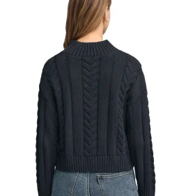 Polo Club Marineblauwe trui Serena van grof breisel navyBlue Online