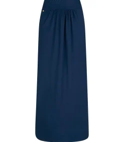 Chic by Lirette Maxi rok Natural - Nachtblauw blue Outlet