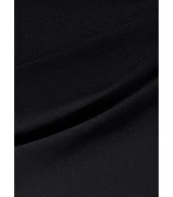 Goddiva Maxi-jurk “Jacquard Puff Sleeve Sweetheart Scuba Maxi Dress” black Outlet