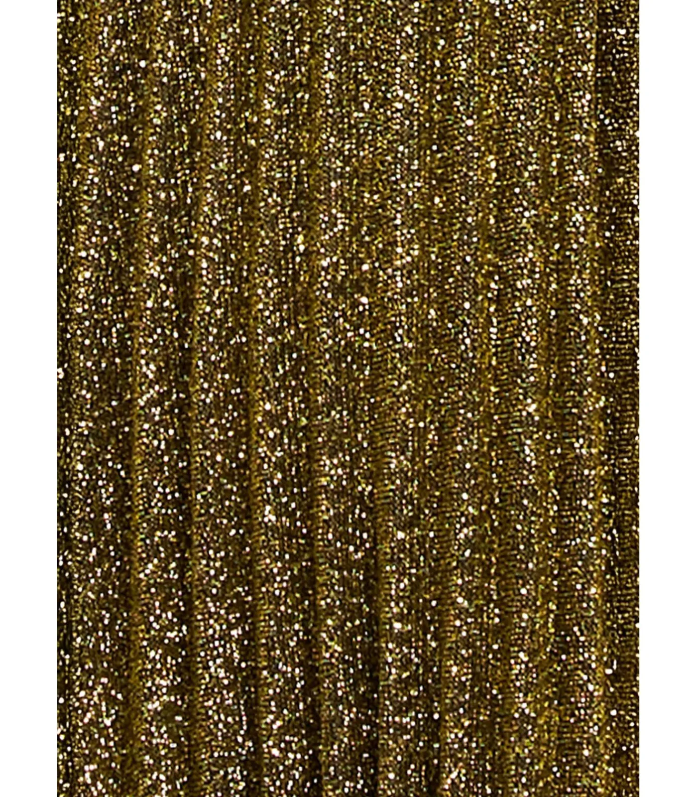 Goddiva Maxi-jurk “Sleeveless Pleated A Line Lurex Maxi Dress” gold