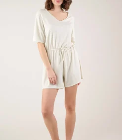 Deeluxe MELIA - Melia jumpsuit met elastische taille white New