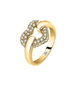 Morellato Messing ring, BAGLIORI kristallen gold Outlet