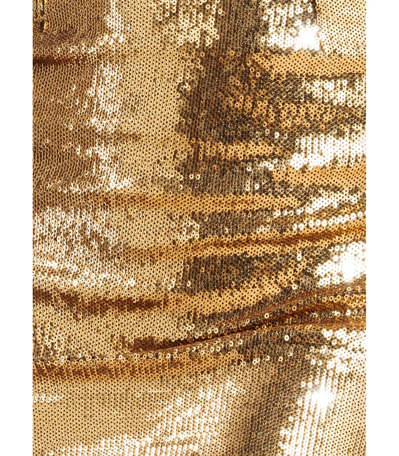 Goddiva Midi-jurk “Liquid Sequin Boobtube Midaxi With Corsage” gold New