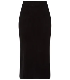 Les Lunes Midi-rok “ALMAA” black Online