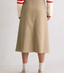 Marc O'Polo Midi-rok A-Vorm brown