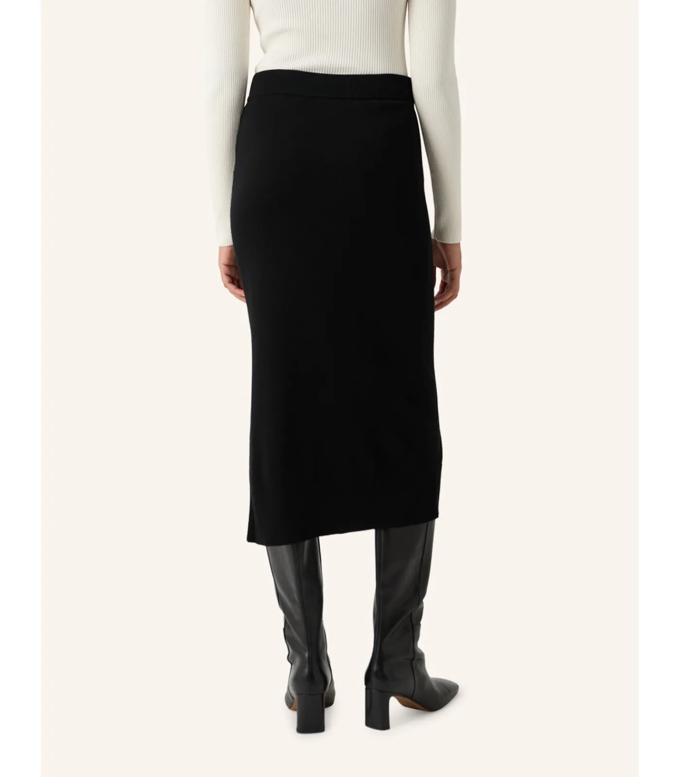 Les Lunes Midi-rok “Liia” black Best