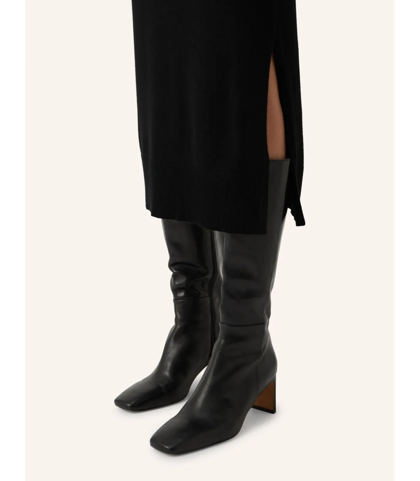 Les Lunes Midi-rok “Liia” black Best