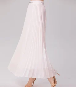 Smart & Joy Midi-rok met organzaplooien pink Hot