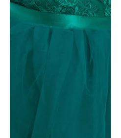 Goddiva Mini-jurk “High Low Tulle Mini With Lace Bodice” green Outlet