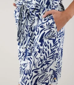 Deeluxe MIRIEL - Miriel bohemian korte rok navyBlue