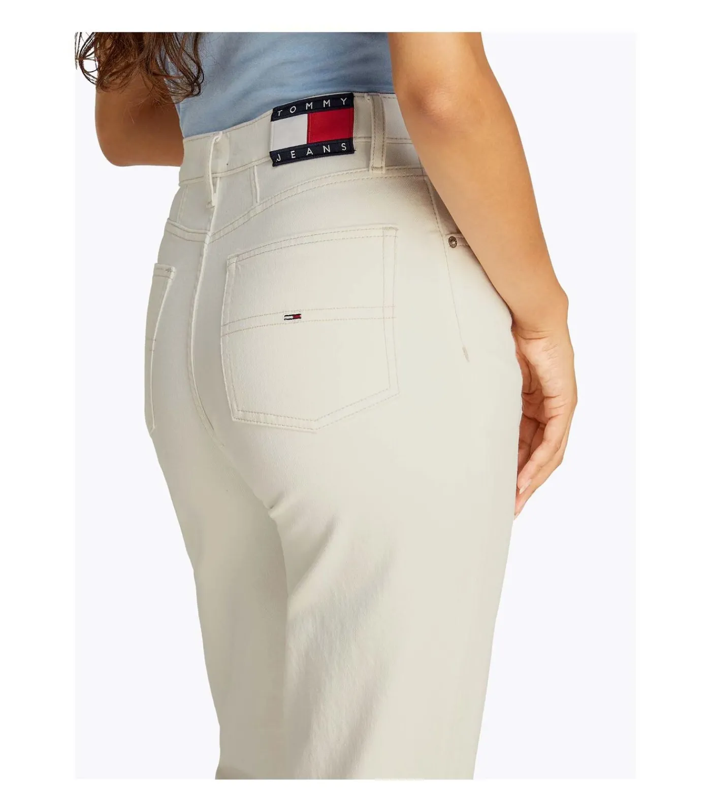 Tommy Jeans Mom Jean Uh Tpr Bi4 white Discount