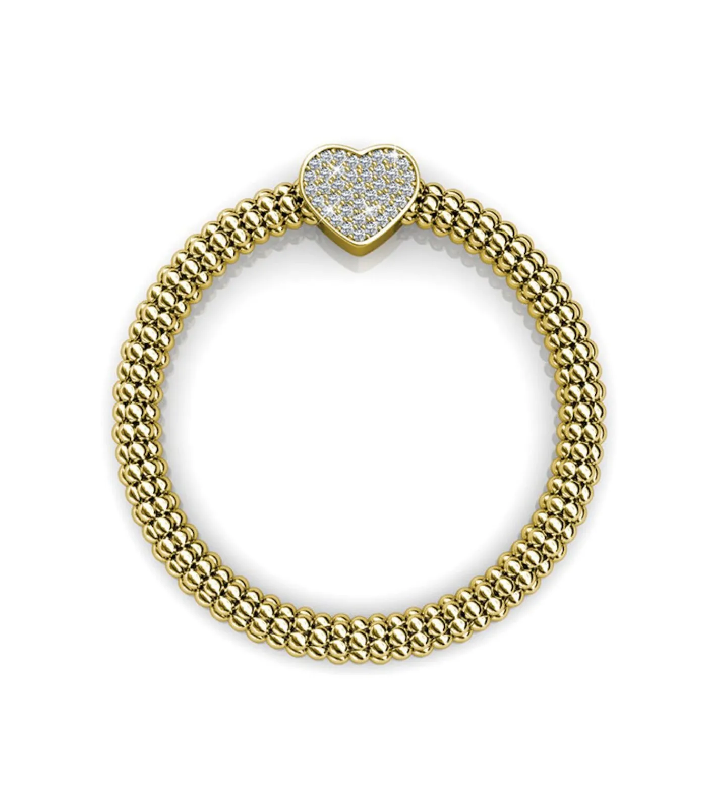 MYC-Paris Mooie armband, Oostenrijks kristal gold/white Best