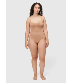 Les Lunes Mouwloos Rompertje “RAYAA Seamless Shapewear Bodysuit” lightBrown Sale