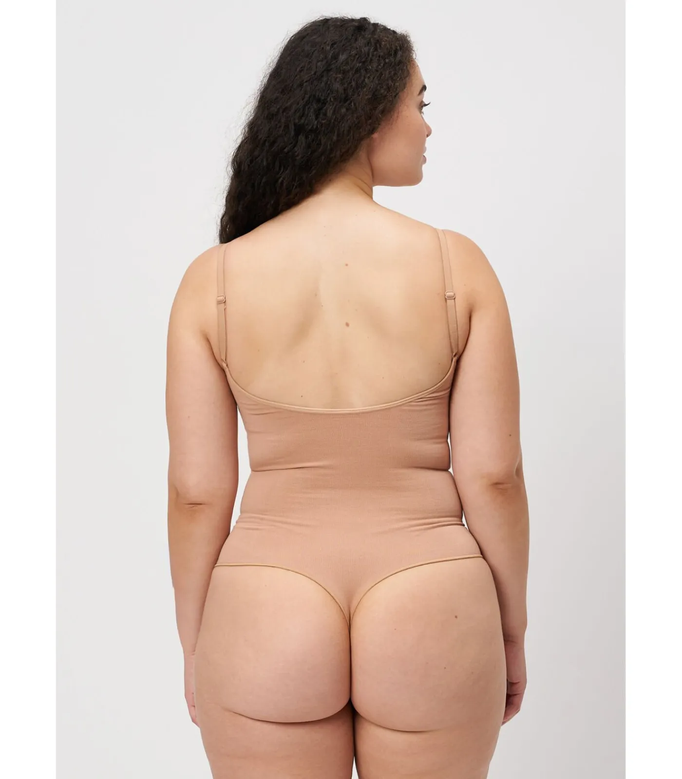 Les Lunes Mouwloos Rompertje “RAYAA Seamless Shapewear Bodysuit” lightBrown Sale