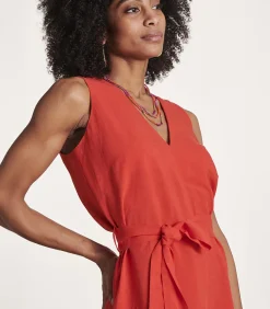 La Fée Maraboutée Mouwloos rood broekpak red Online