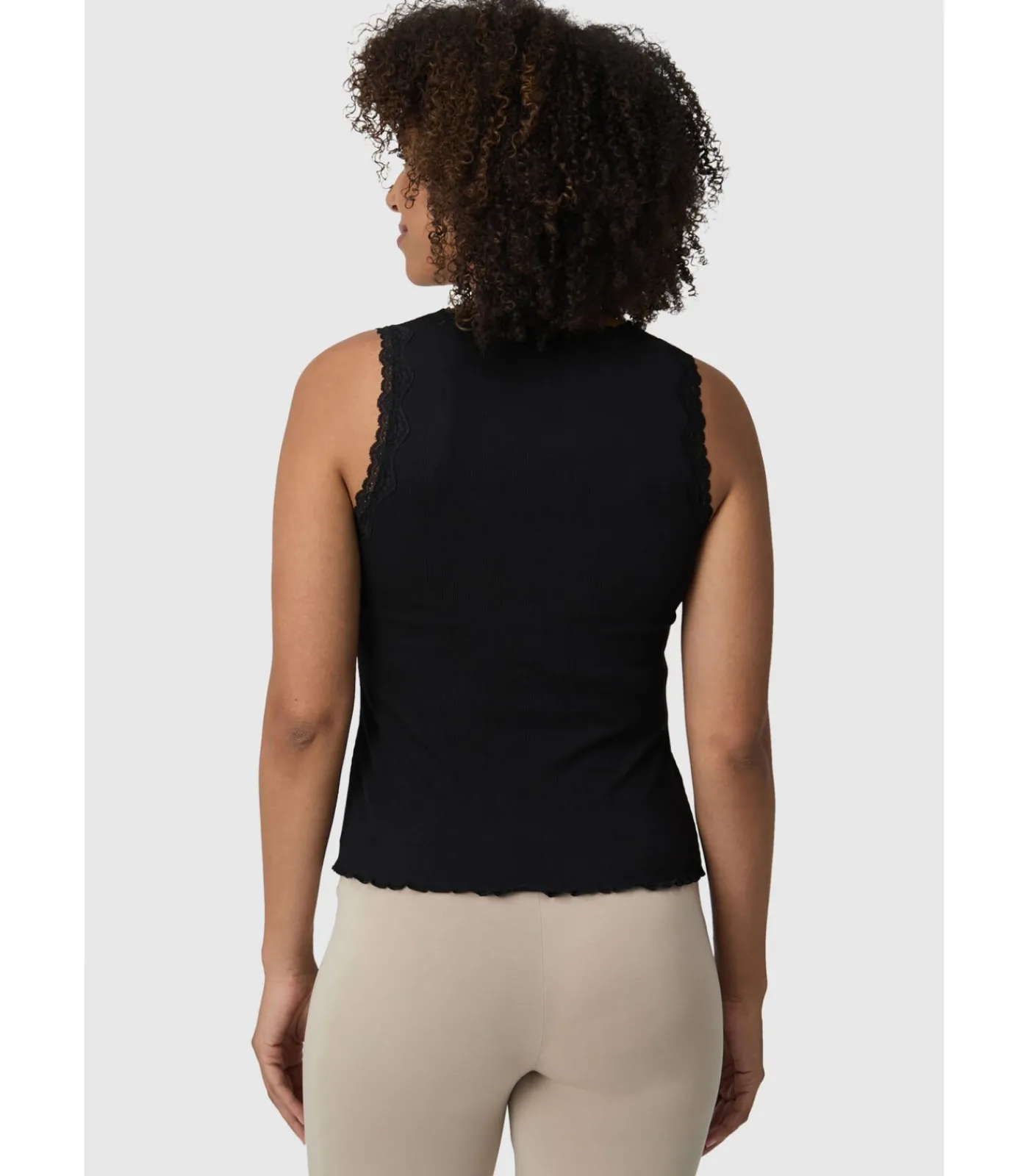 Les Lunes Mouwloos Shirt “MAALA Top Multipack Rib Lettuce Hem Lace” multicolor New