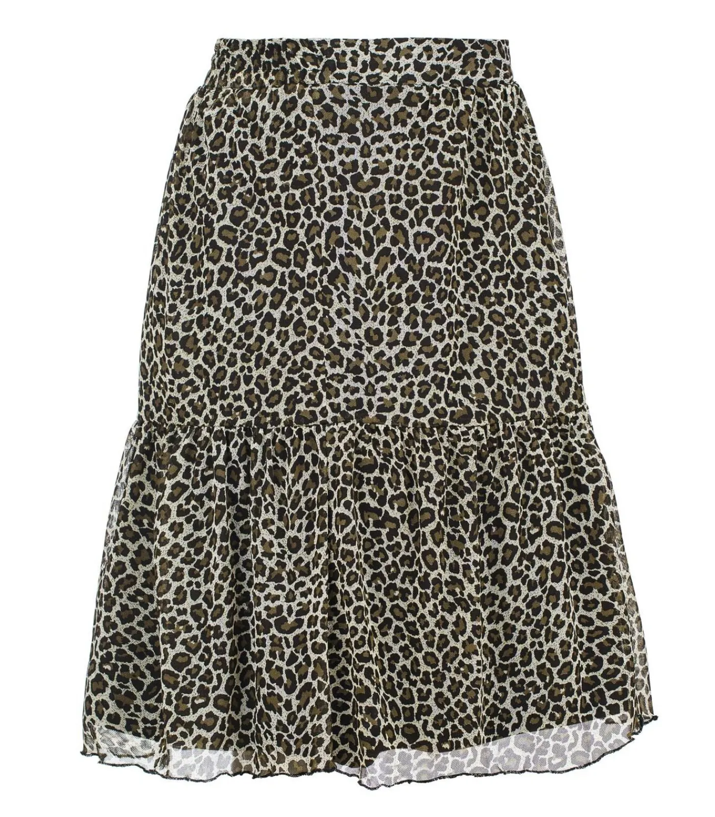 Conquista Mouwloze A-lijn jurk met bloemenjacquard – Katoenmix, boven de knie oliveGreen Sale