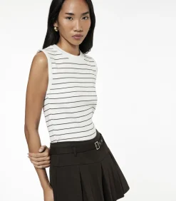 Koton Mouwloze gebreide blouse brown Hot